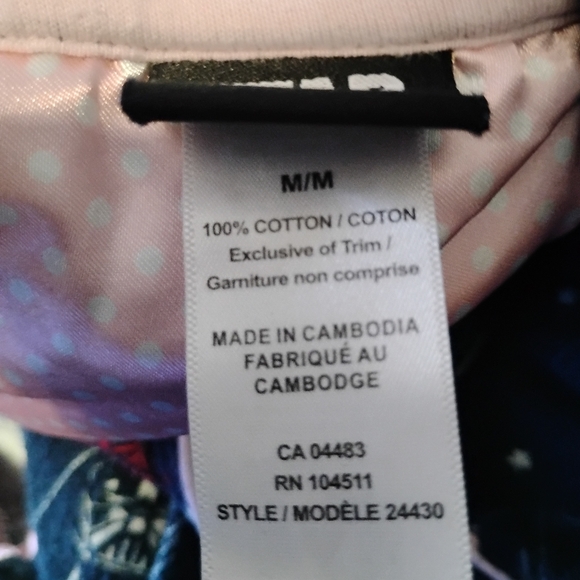 Star Wars Women's Navy Blue Pajama Top with Red & Teal Accents - Picture 6 of 6